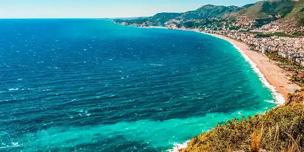 Damlatas Beach in Antalya, Turkey