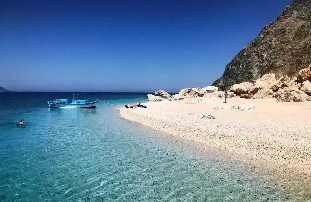 View of Suluada Island : Turkish Maldives in Antalya, Turkey