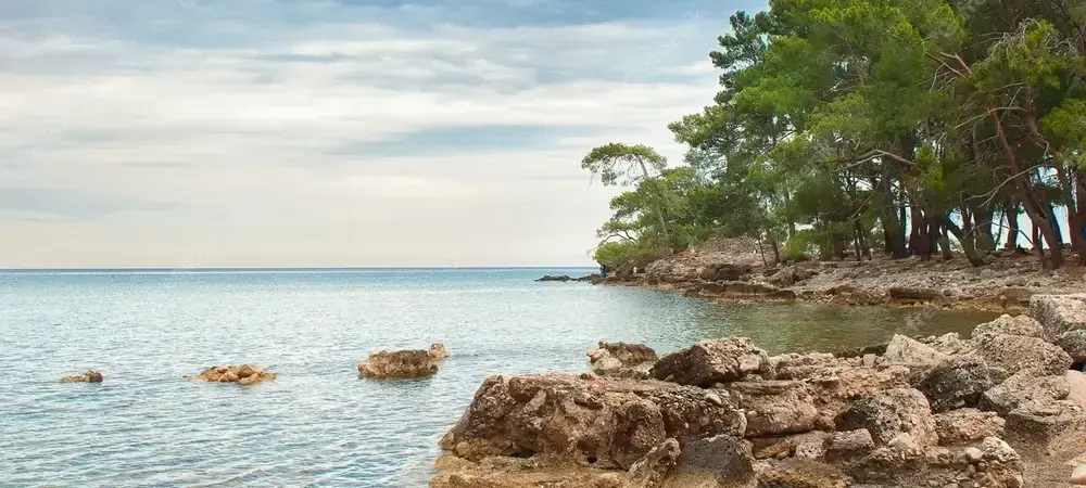 Antalya Phaselis Beach in Kemer Turkey