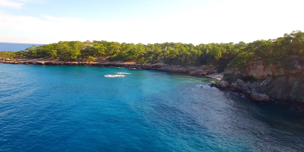 Beautiful view of Paradise Bay, Kemer Antalya